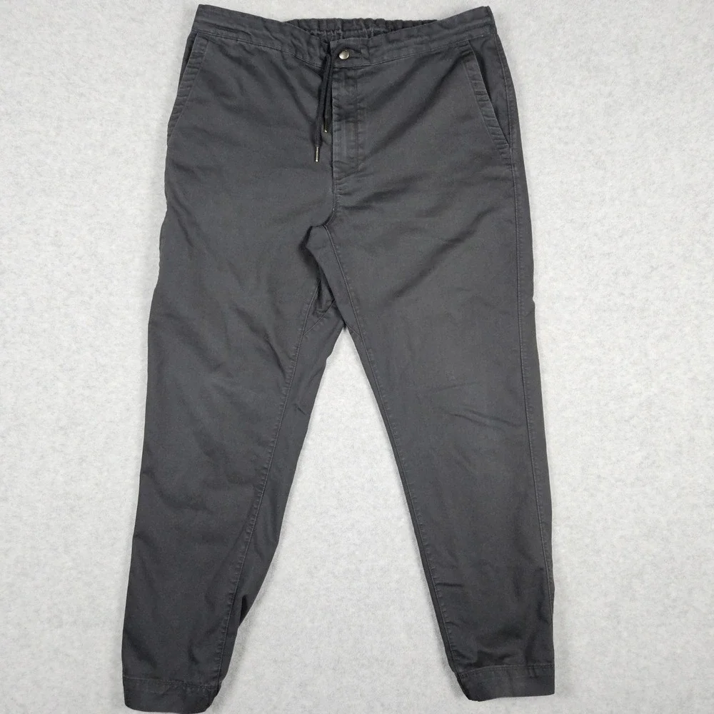 Patagonia (Men's XL) Gray Joggers Twill Traveler Cotton Mahnya Gi Outdoor Hiking
